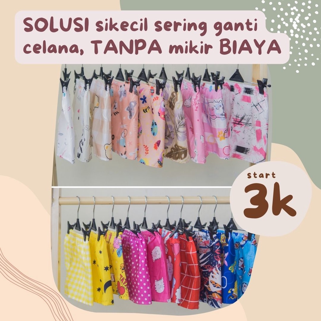 MANGO - celana pendek anak perempuan laki laki | celana anak perempuan cowok cewek kolor anak harian