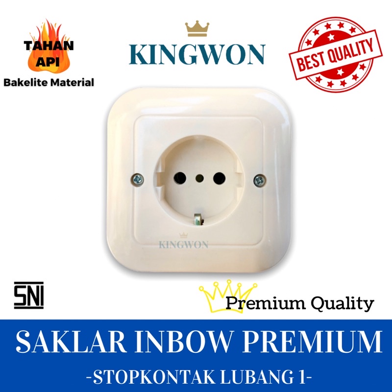 SAKLAR LAMPU INBOW SWITCH ON LAMP PREMIUM SERI ENGKEL STOP KONTAK