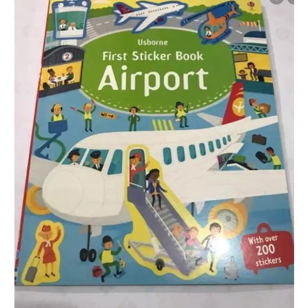 

Usborne Sticker Book Airport - Activity Education - Buku Edukasi Impor Thebest
