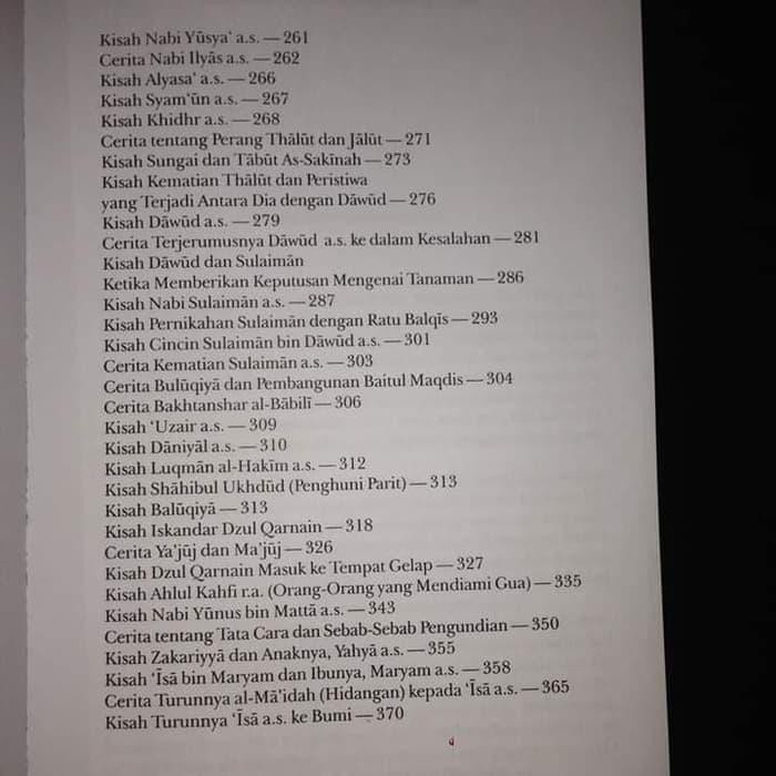 ( Buku ) KISAH PENCIPTAAN DAN TOKOH TOKOH SEPANJANG ZAMAN - Ahmad bin Iyas