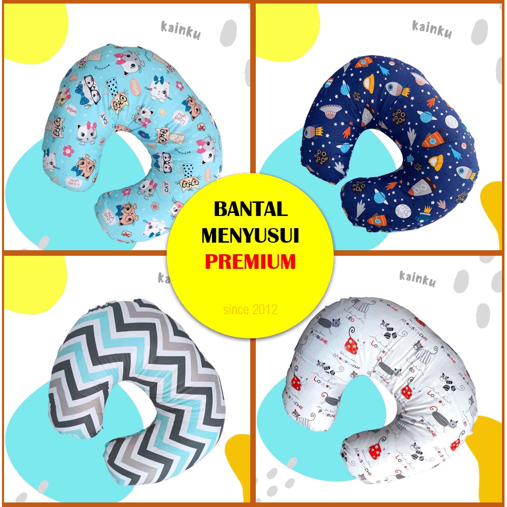 BUY 1 GET 1 Bantal Menyusui / Nursing Pillow Gratis 1 SARUNG BANTAL MENYUSUI