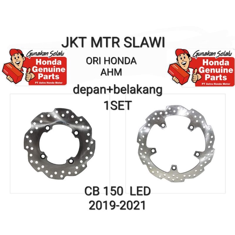 45251-K15-601 Piringan cakram depan dan belakang cb 150r led 2018-2022 cbr 150 r led 2016-sekarang asli honda