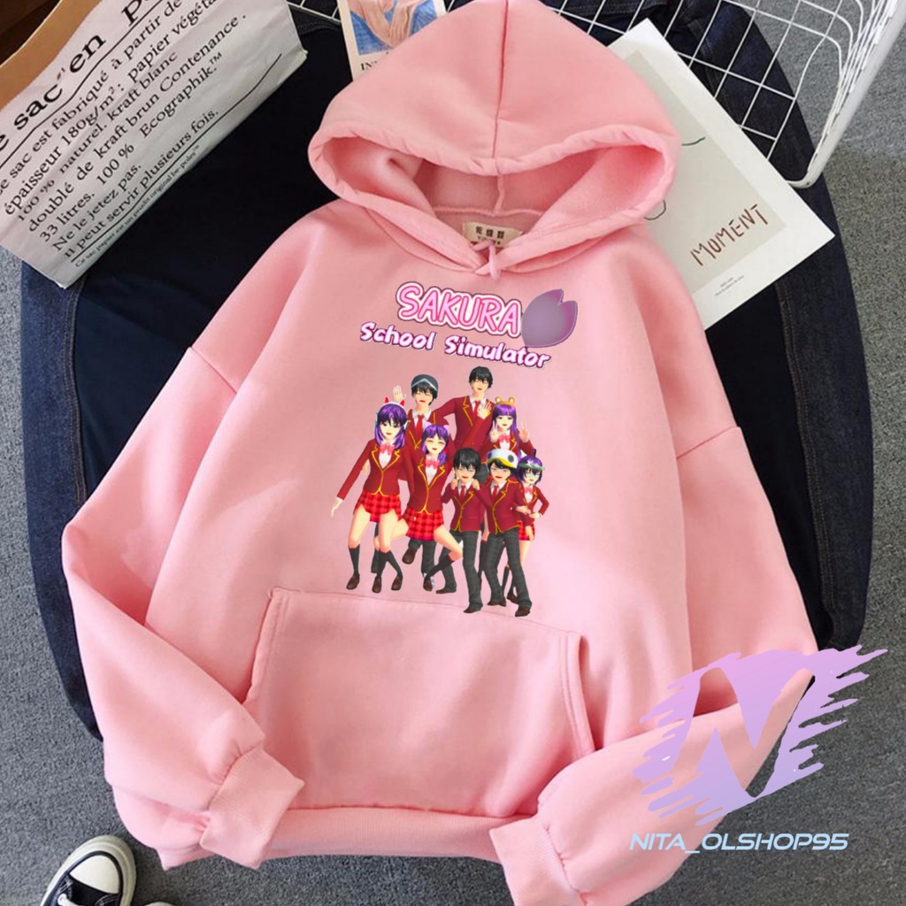 HOODIE SAKURA SCHOOL SIMULATOR SAHABAT SWEATER ANAK SAKURA SCHOOL SIMULATOR TERBARU