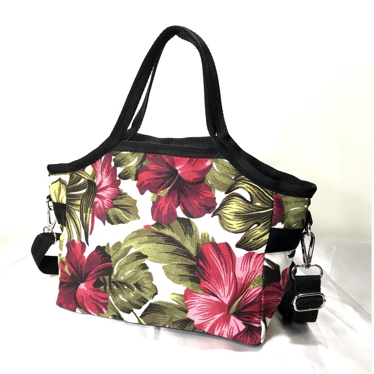 MW TAS SELEMPANG - SLING BAG WANITA BAHAN KANVAS MOTIF PRINT