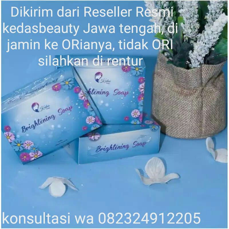 Sabun Kedas Beauty Bpom Ori Original Soap Kadas Whitening Pemutih Wajah Badan
