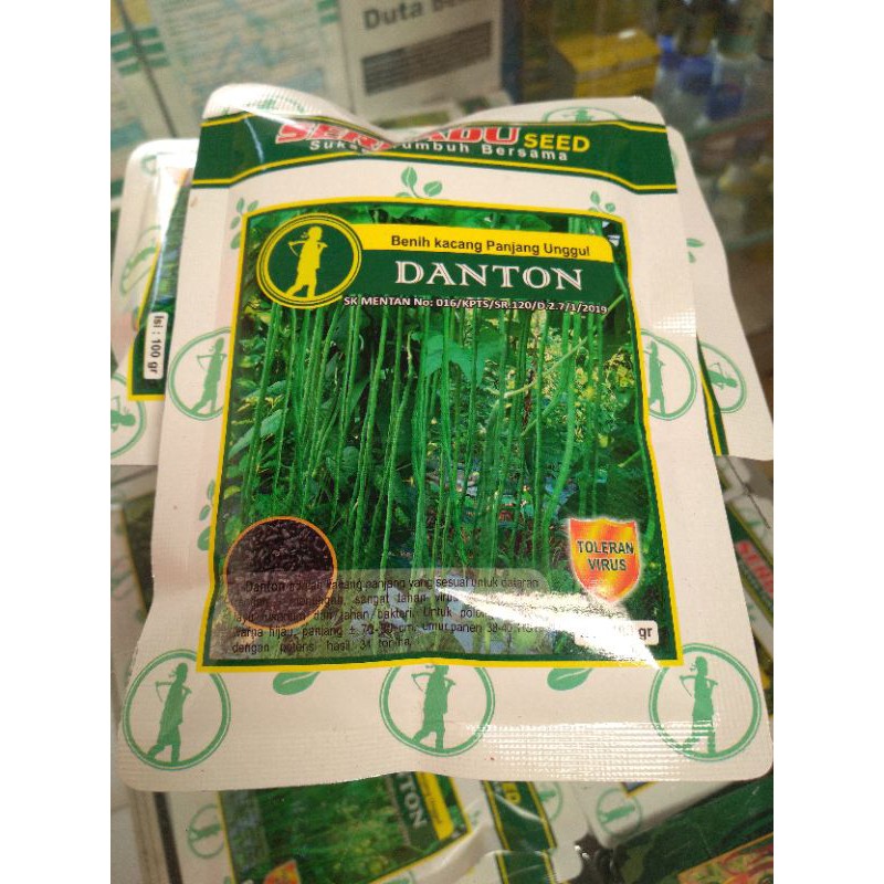 

Danton 100gr Benih Kacang Panjang Tahan Virus Tipe Kanton