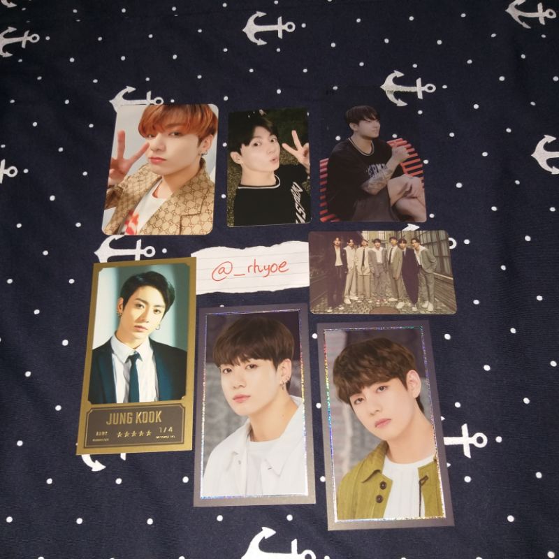 [READY] OFFICIAL PC ITS2 SET JUNGKOOK - PC ARMYBOMB SE JK - MESSAGE CARD BBC GOLD JK - PC GRUP BE - 