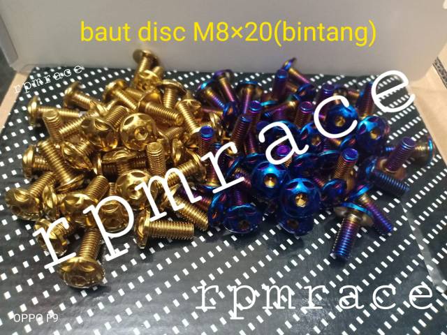 Baut disc cakram depan probolt thailand baut piringan cakram depan probolt thailand heng universal harga 1 pcs