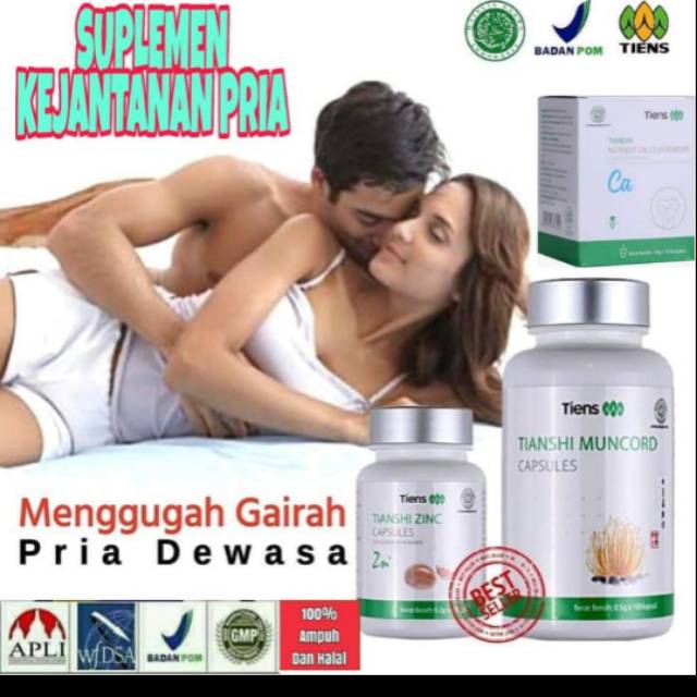 PAKET STRONG MAN TIENS SUPER/STAMINA&VITALITAS PRIA/100% ORI