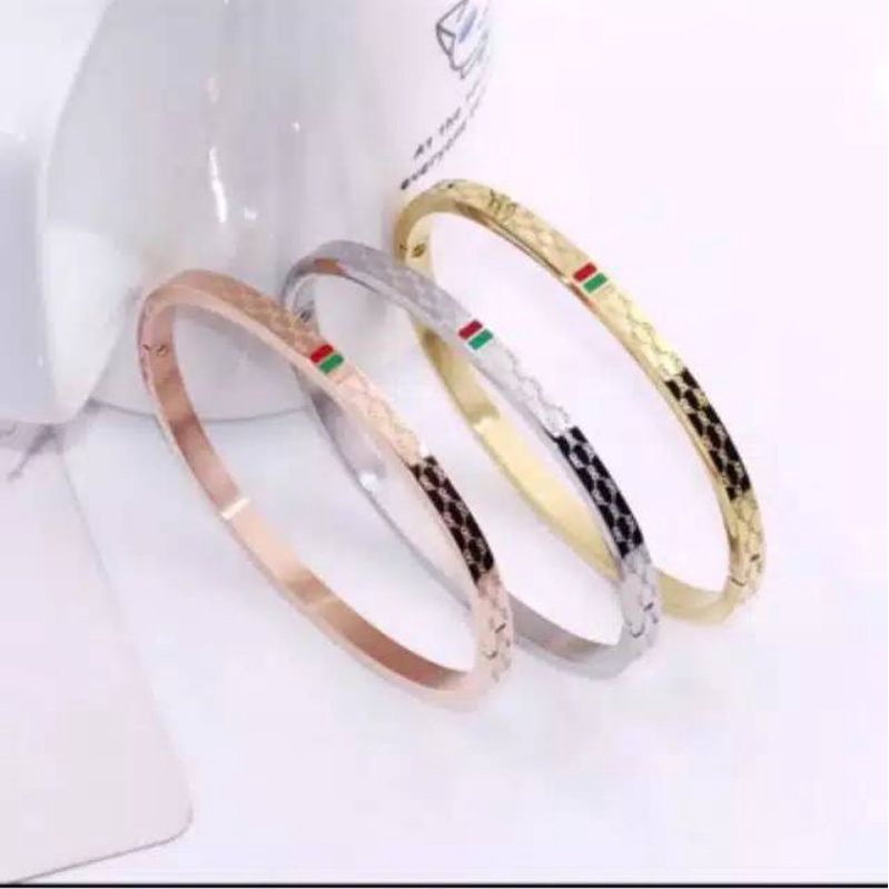 Gelang Tangan Titanium Wanita Terbaru-Gelang Tangan Titanium Anti Karat