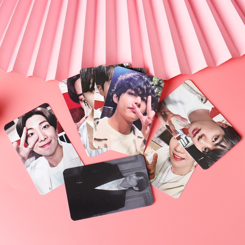 7pcs Kartu Foto Lomo Kpop BTS Bangtan Boys Album MOTS 7: THE JOURNEY Untuk Hadiah ARMY