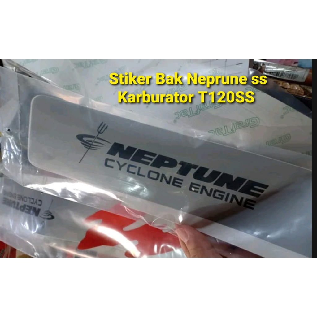 Stiker,Sticker Neptune T120SS  Karbu, T120SS  Karburator