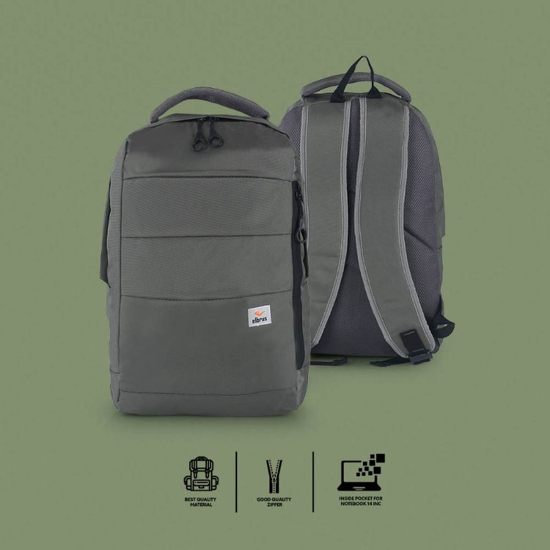 5 Warna - Tas Backpack Pria Terbaru | Tas Ransel Laptop Notebook 14 inc | Tas Kantor Kerja Original