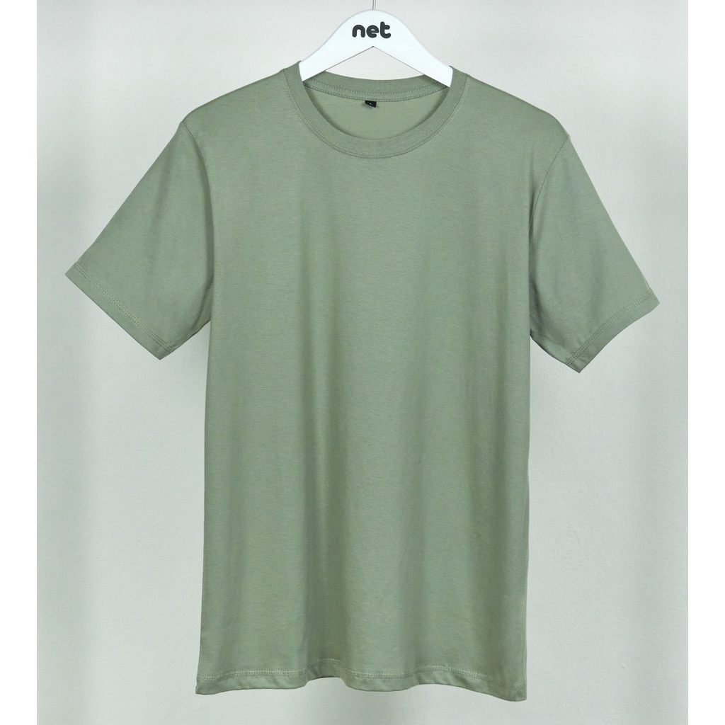 [Wrestlerstudio] Kaos Polos Basic Tshirt SAGE GREEN Unisex Premium Cotton Combed 30s