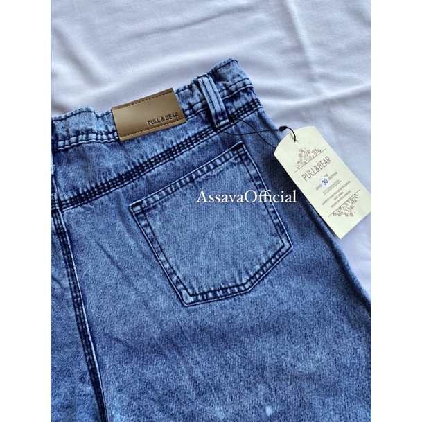 ASSAVA - CULLOTE JEANS SNOW SCARLET - KULOT JEANS HIGHWAIST - VOLCA YASMIN KULOT JEANS - JINS SNOW HIGHWAIST