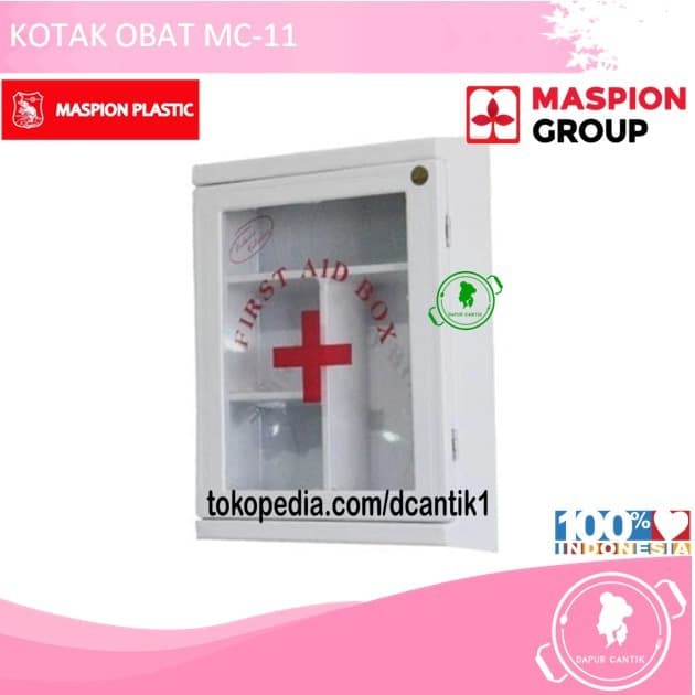 

Promo Terbatas - Kotak Obat P3K Mc-11 Maspion (First Aid Box Mc-11)