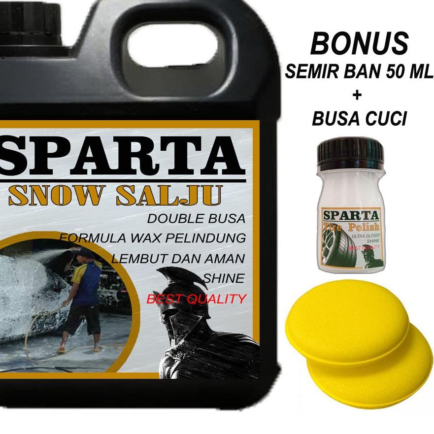 ☪ SPARTA CUCI SALJU Sampo Mobil Motor Busa Melimpah - Busa Banyak - Cocok Untuk Usaha Steam Cuci Sal