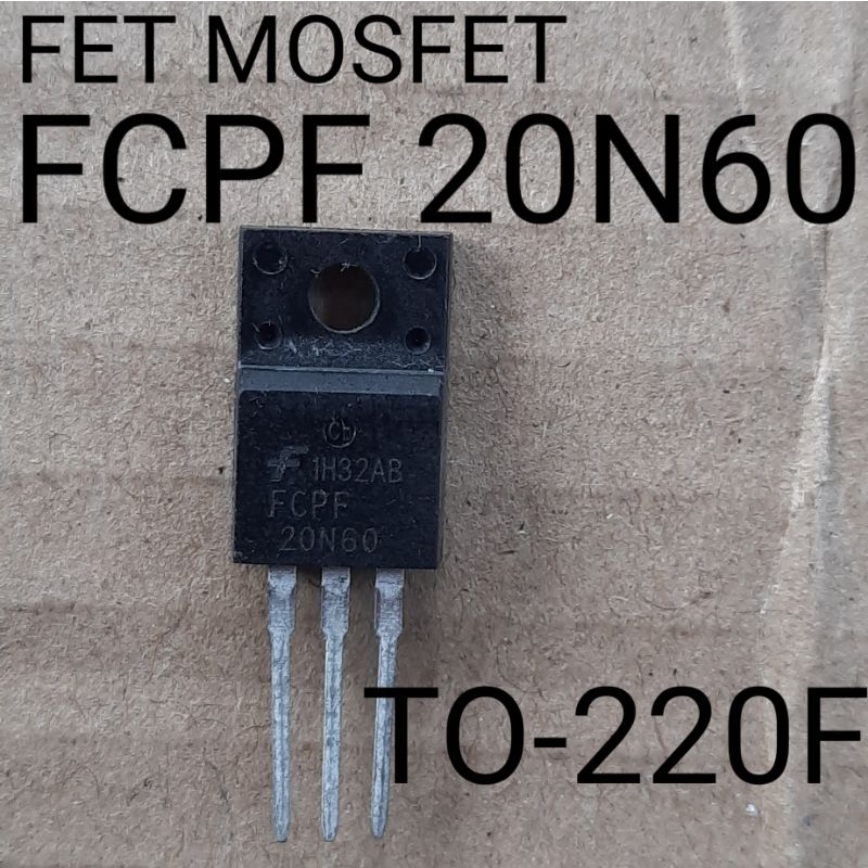 MOSFET FET FCPF20N60 20N60 FQPF20N60 FQPF 20N60 TO-220 TO-220F