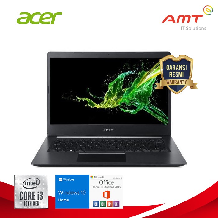 ACER Laptop Aspire 5 A514-53-32F7 i3-1005G1 4GB SSD 512GB 14" W10 OHS