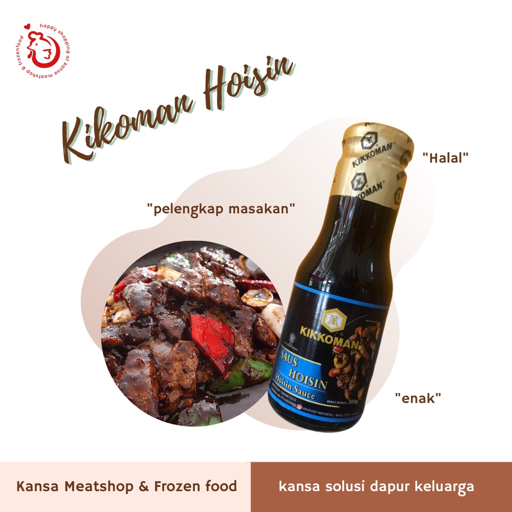 

KIKKOMAN HOISIN BOTOL 300GR