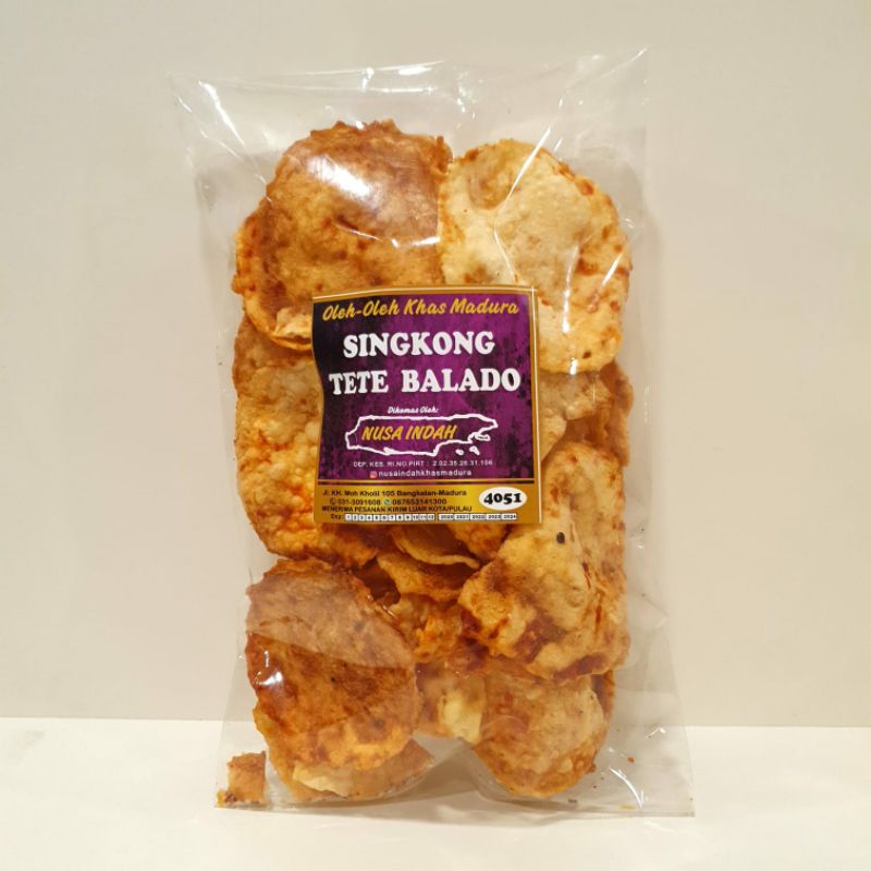 

singkong tete balado