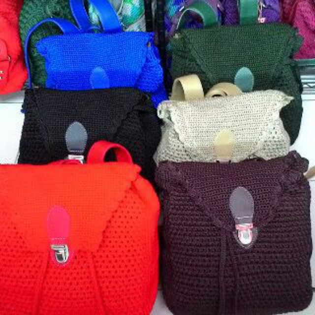 Tas rajut ransel jogja