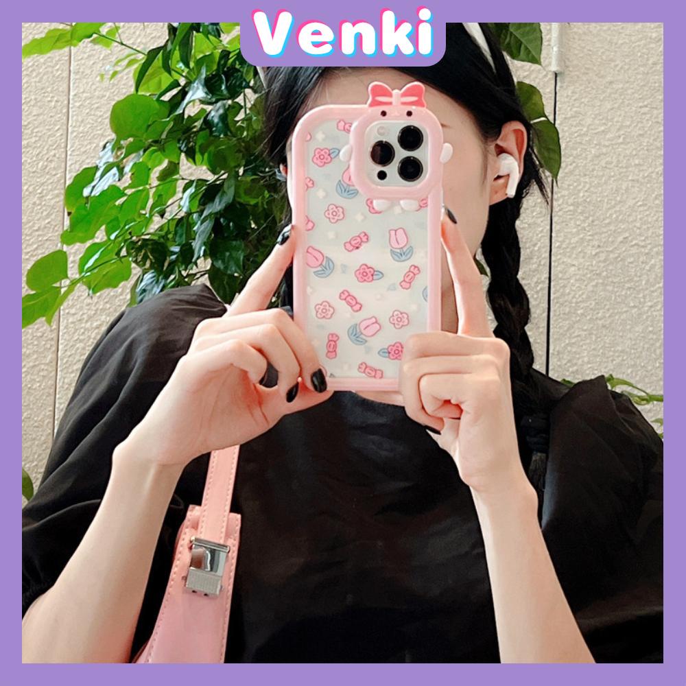 iPhone Case Silicone Soft Case Clear Case Airbag Shockproof Protection Camera Shiny Feel Pink Cute Cartoon Compatible For iPhone 11 Pro Max 13 Pro Max 12 Pro Max 7Plus xr XS Max