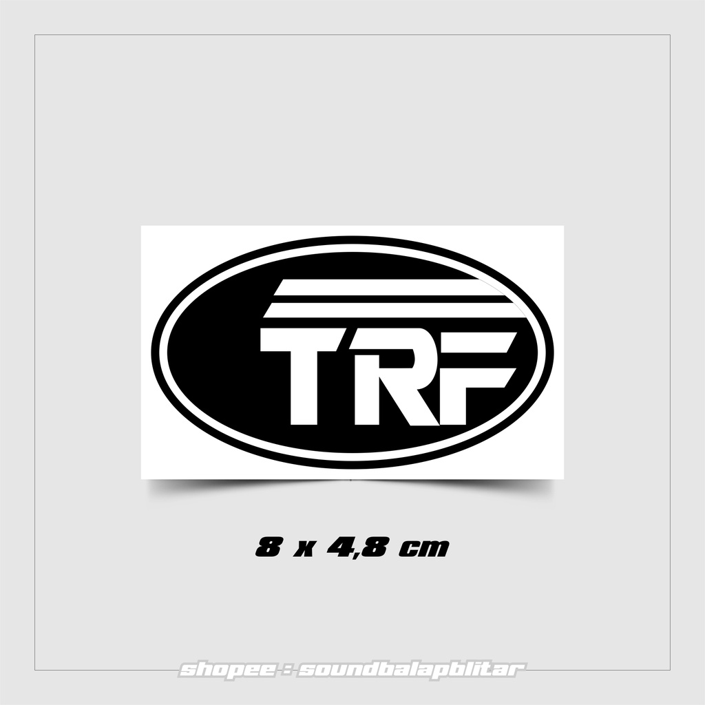 Stiker Sound System TRF Vynil Anti Air Bijian