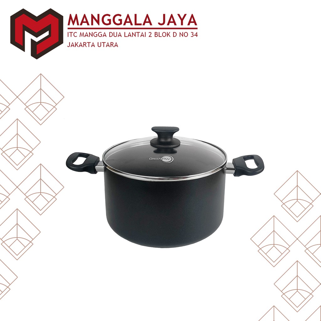 Greenpan Cambridge Casserole 22 cm / Panci Greenpan