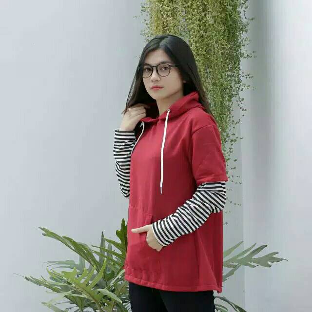 SW SABYAN HODIE/ FIT XL./tangan double/bukan model sambungan