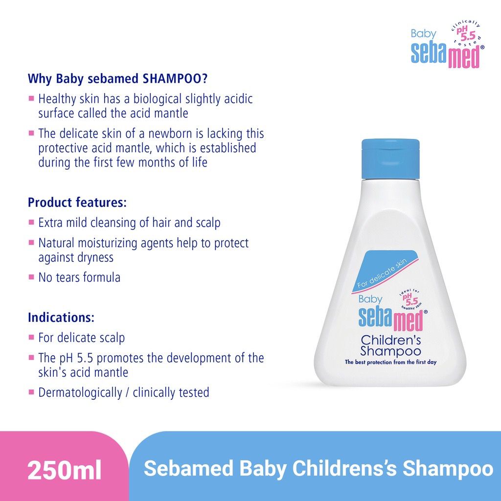 Sebamed Children Shampo 250ml EXP April 2025