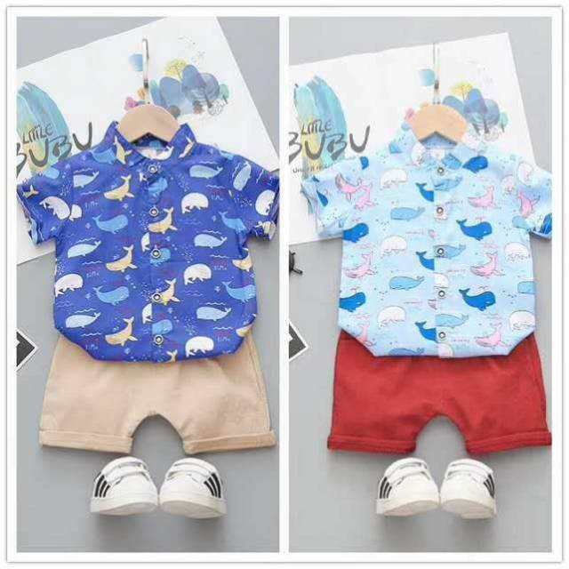 Set Kemeja Import Anak kemeja Anak Original Import