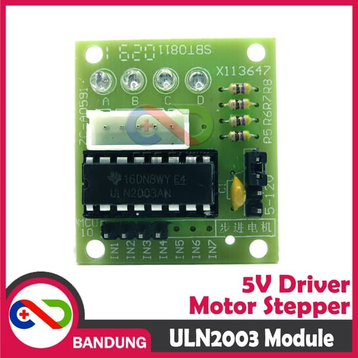 ULN2003 DRIVER MOTOR STEPPER 5V BOARD PLUS MOTOR STEPPER 5V 4-PHASE