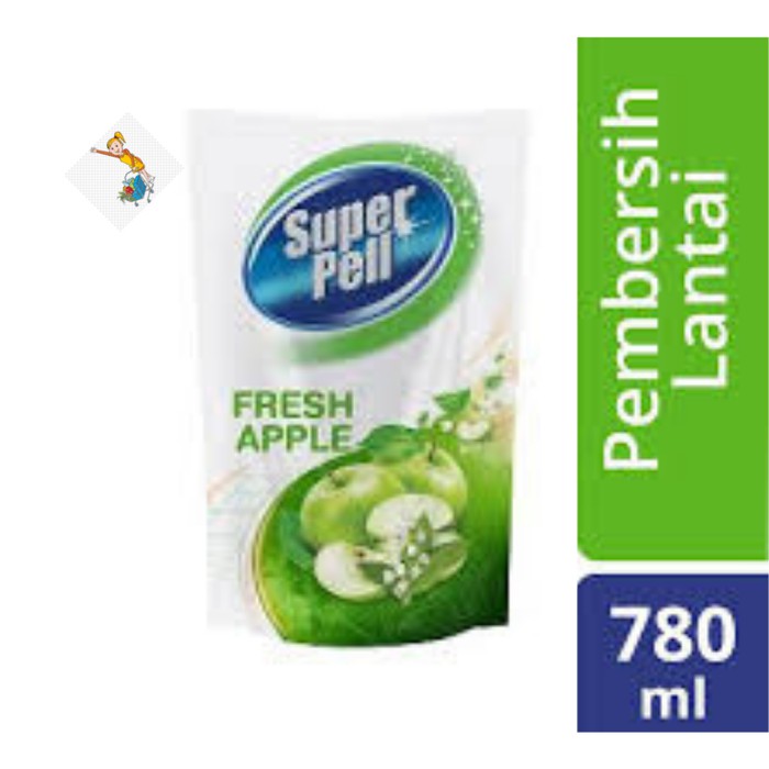 SUPER PELL Superpell Pembersih Lantai Fresh Apple 770ml / Royal Musk 700 ml