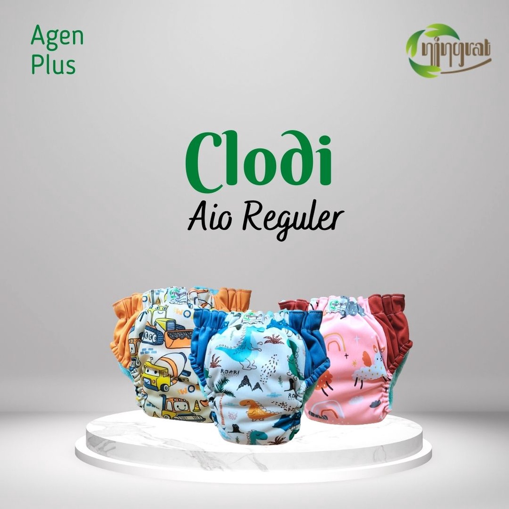 Clodi Ningrat Popok Cuci Ulang AIO Reguler AIO Drypant 4-17 kg