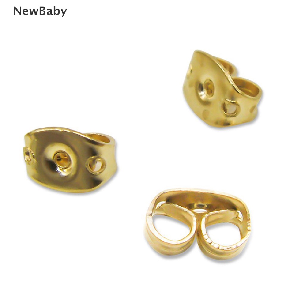 Newbaby 10PCS Stopper Anting Tusuk Bahan Metal