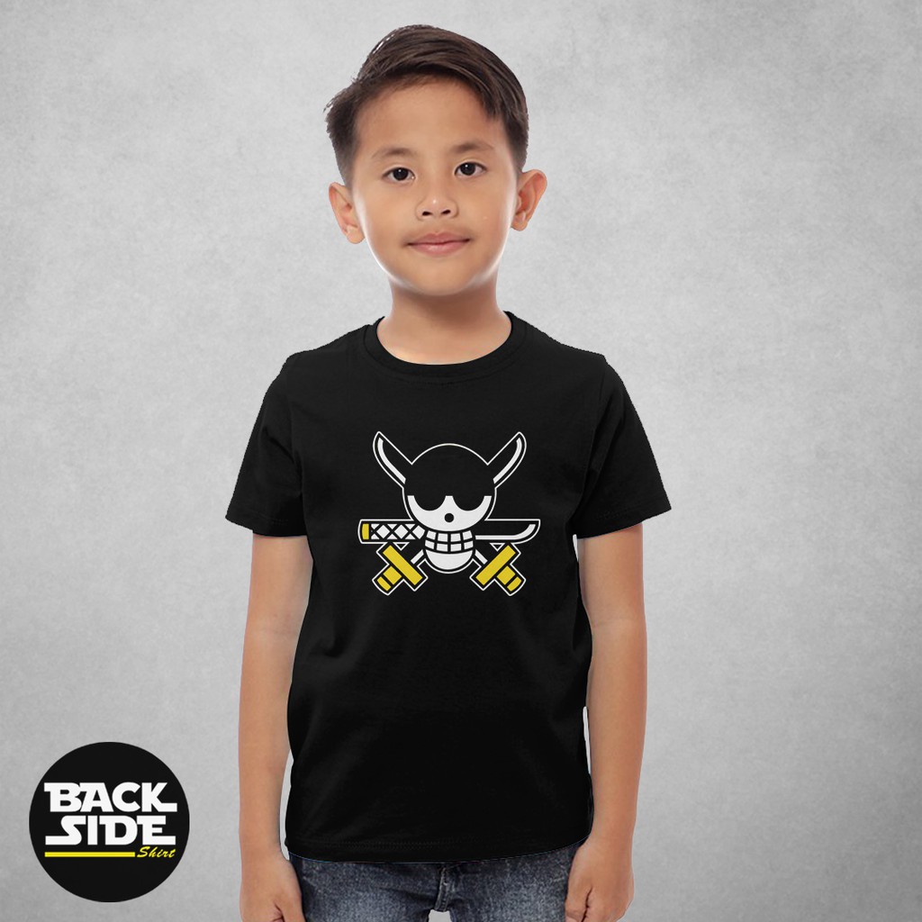 Kaos Custom Baju Anak One Piece Jolly Roger Zoro Baju Distro Unisex Pria Wanita Cotton Combed 30s Shopee Indonesia