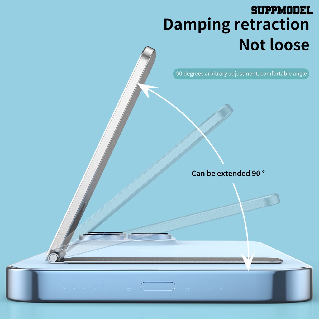 Sdl Stand Holder / Dudukan Ponsel Universal Model Lipat Ukuran Mini Dengan Perekat Kuat Untuk Meja