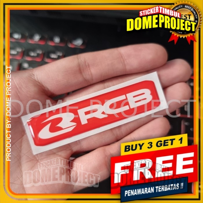 STIKER MOTOR HONDA EMBLEM TIMBUL ESP 3D LOGO RCB VARIO BEAT SCOOPY PCX AKSESORIS AESTHETIC KEREN