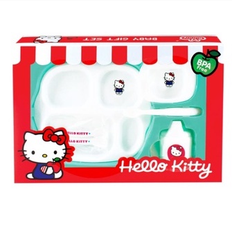 LUSTY BUNNY MURAH FEEDING SET TEMPAT MAKAN BAYI SATU SET PIRING SENDOK GARPU GIFT SET NEWBORN