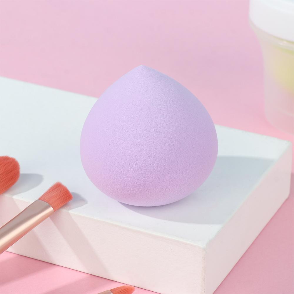 Solighter Makeup Sponge Blender Peach Baru Bentuk Make Up Telur Tidak Makan Bedak Foundation Blending Sponge