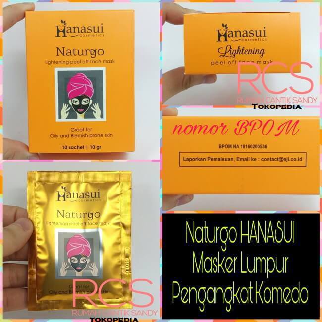 MASKER LUMPUR NATURGO HANASUI ~ Ada BPOM Loooh, DIJAMIN AMAN !!!!