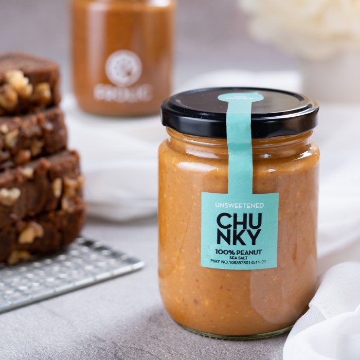 

Unsweetened Chunky Peanut Butter - Selai Kacang Tanpa Madu