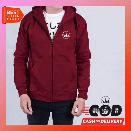Tozicozy Edge Hoodie Pria Warna Hitam Polos Bahan Cotton Fleece Size S M L Xl Xxl  Hoodie Distro Kac