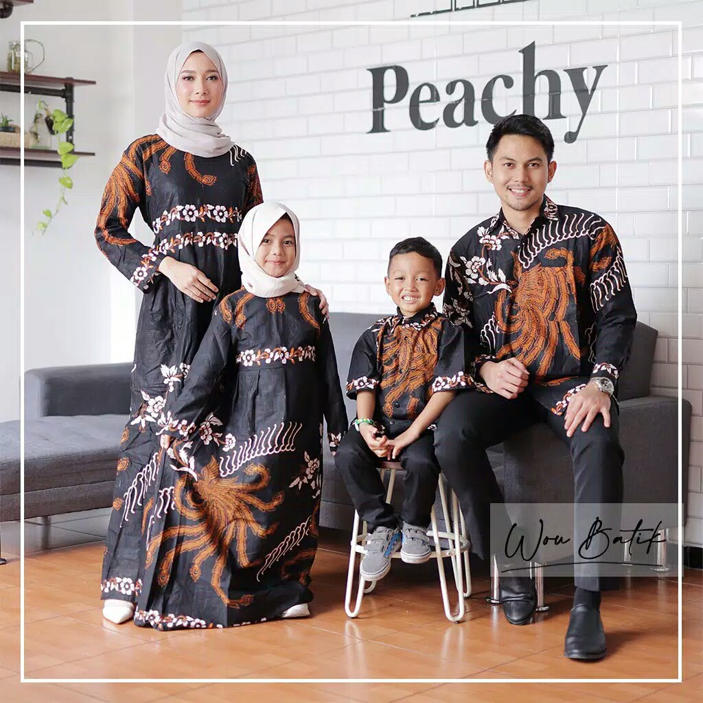 TERMURAH BISA PISAH-BATIK COUPLE KELUARGA/ BATIK COUPLE KELUARGA BAKUNG FULL PRADA/ BATIK COUPLE