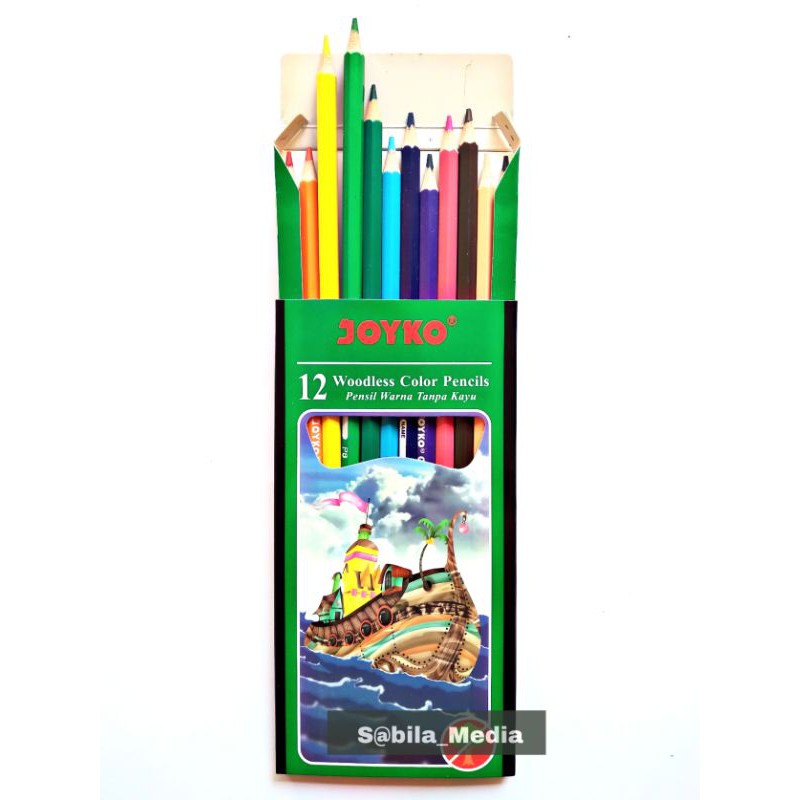 

pensil panjang joyko 12 warna/clour pencil