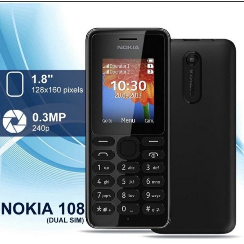 Nokia Jadul Murah Nokia 108 Handphone Nokia Mobile Phone Dual SIM premium