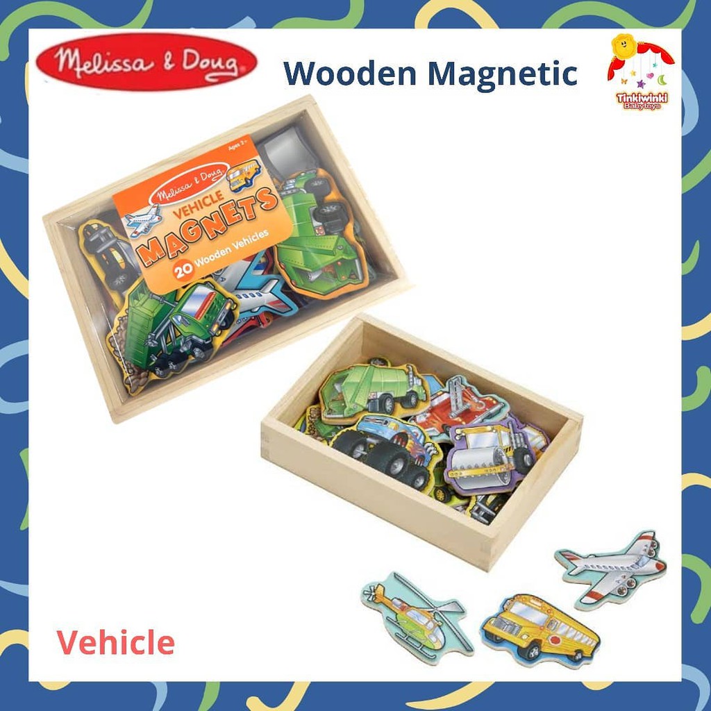 Melissa and doug Magnetic Wooden Vehice