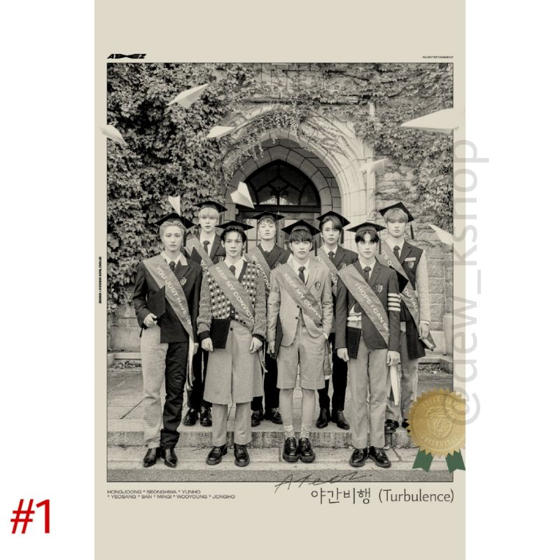 POSTER ATEEZ - ZERO : FEVER EPILOGUE (Turbulence)