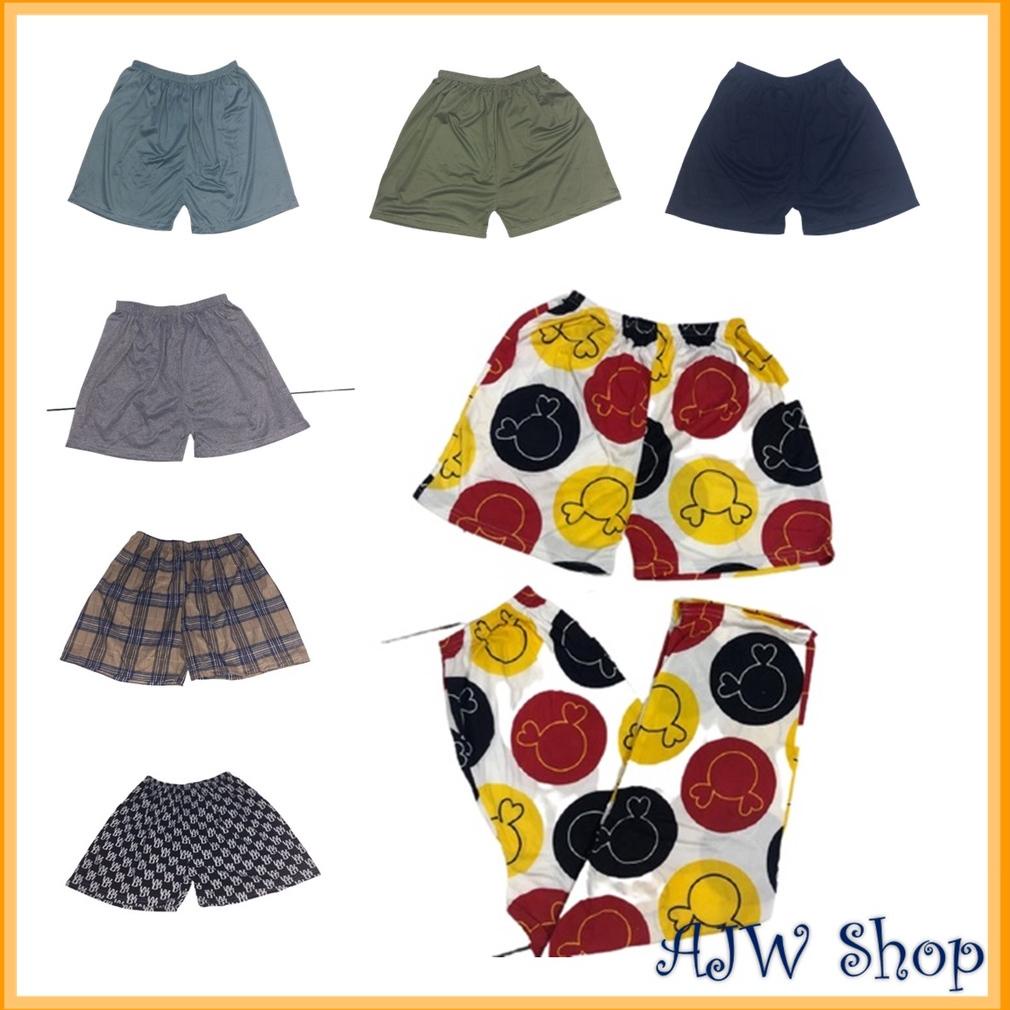 AJW Shop Celana Panjang | Celana Pendek | Baju Tidur | Piyama Tidur Bahan Spandek Impor